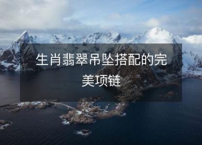 <font color='red'>生肖</font>翡翠吊坠搭配的完美项链
